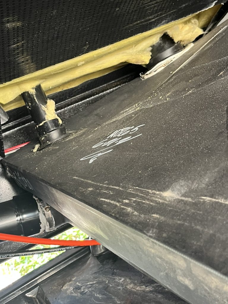 Black Tank Dropped Out of Bottom of RV
